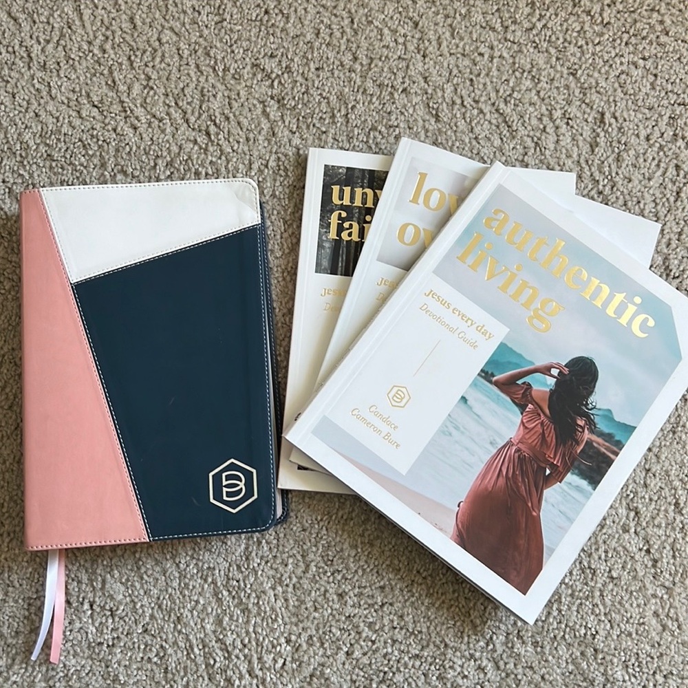 Candace Cameron Bure Bible set with Devotional books